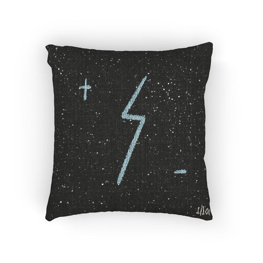 "Polarity" Woven Pillow
