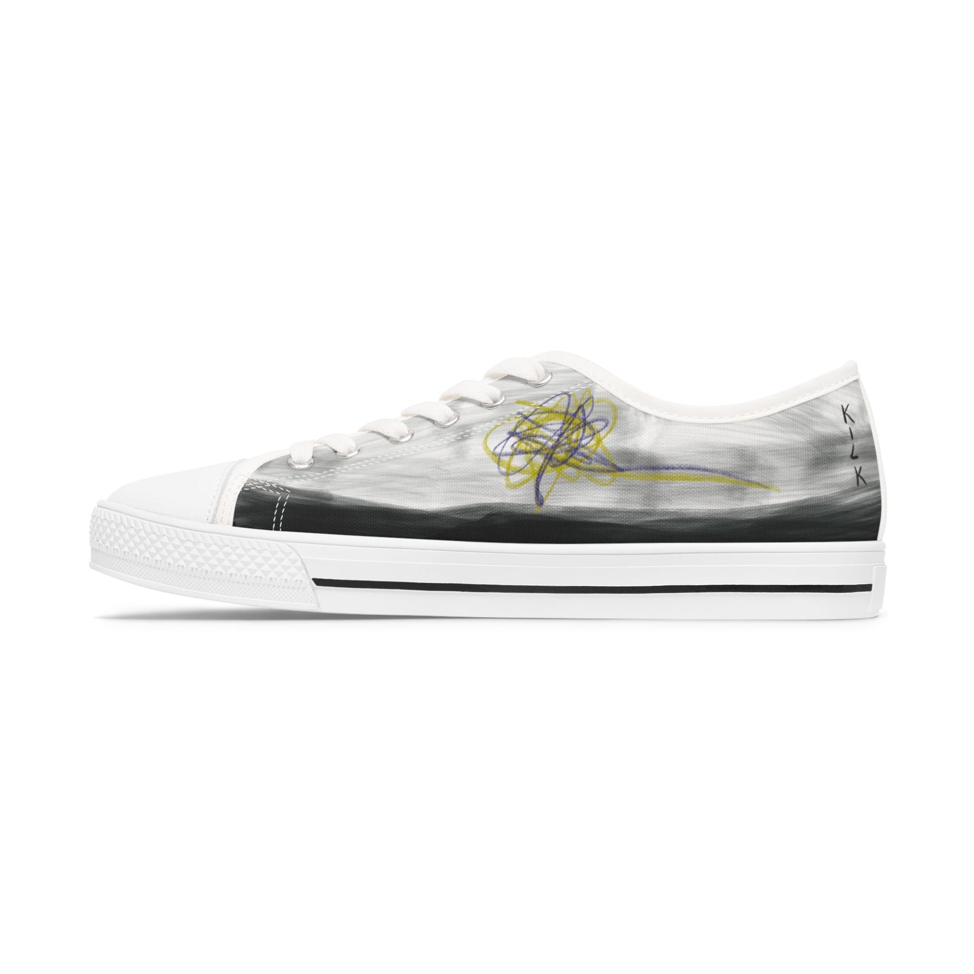 “Flower Abduction” Women’s Sneakers - THE ART PLUG SHOP