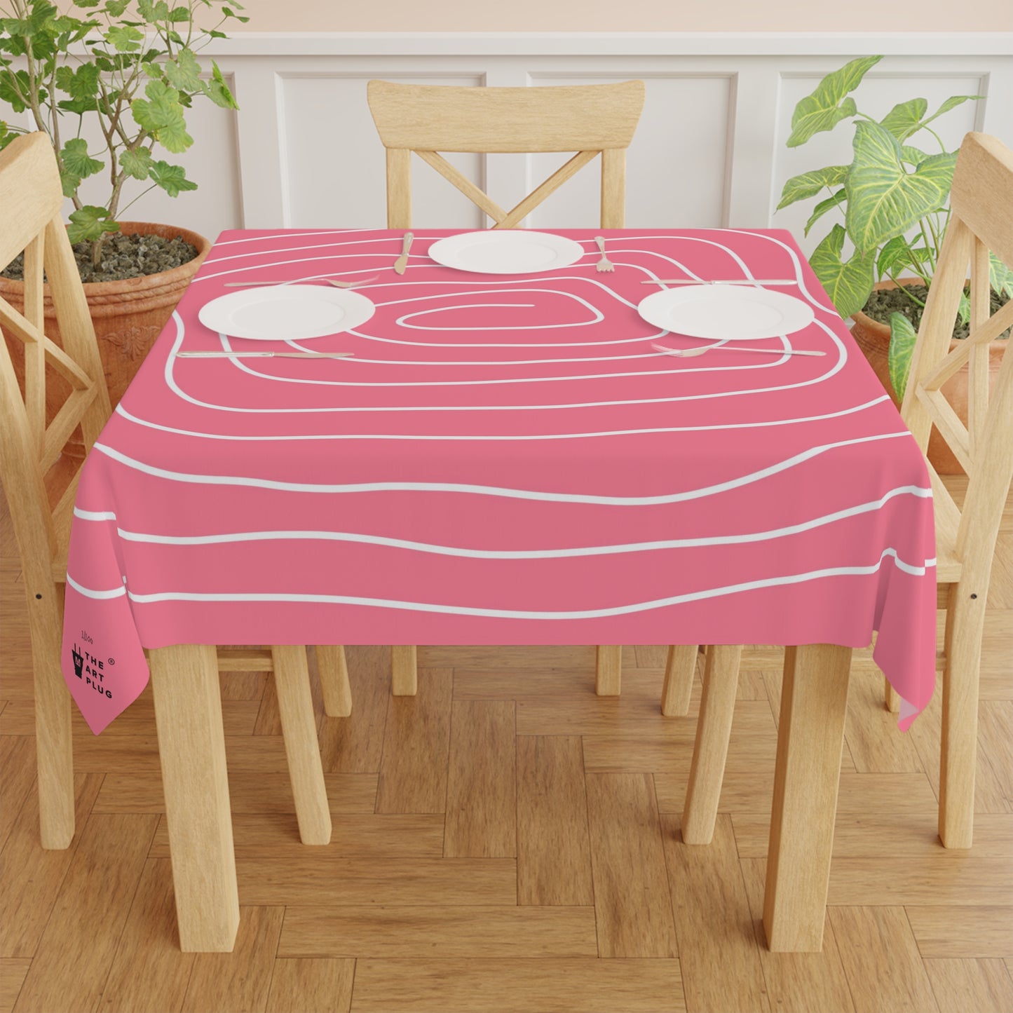 "DONT WAIT UP" Square Table Cloth