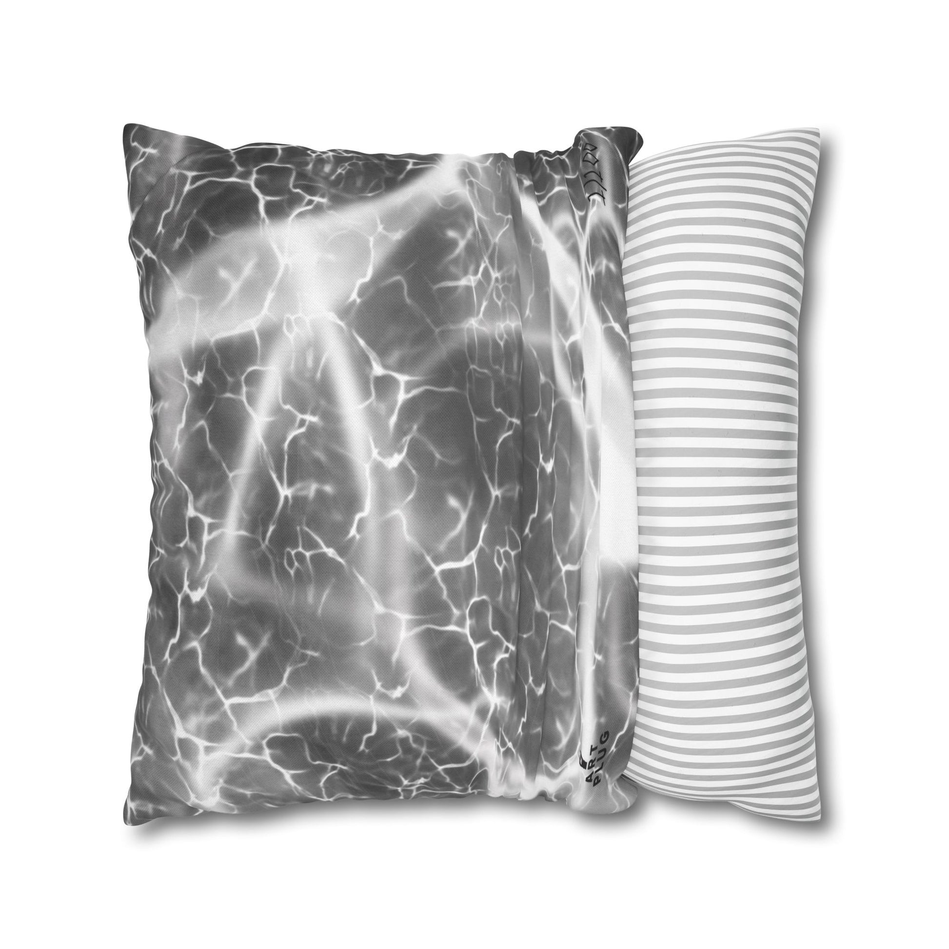 "Marble Shock" Square Pillowcase - THE ART PLUG SHOP