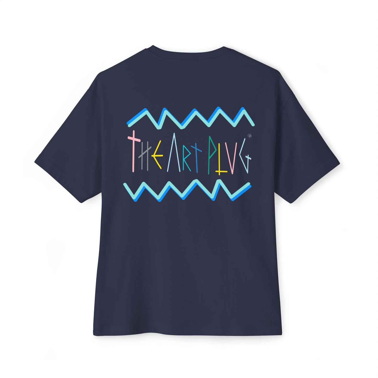 "Wavy" Oversized Tee