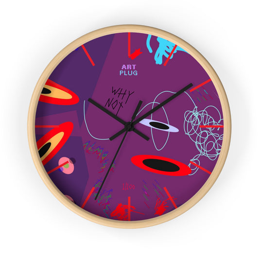 "Almost There" Wall Clock - THE ART PLUG SHOP