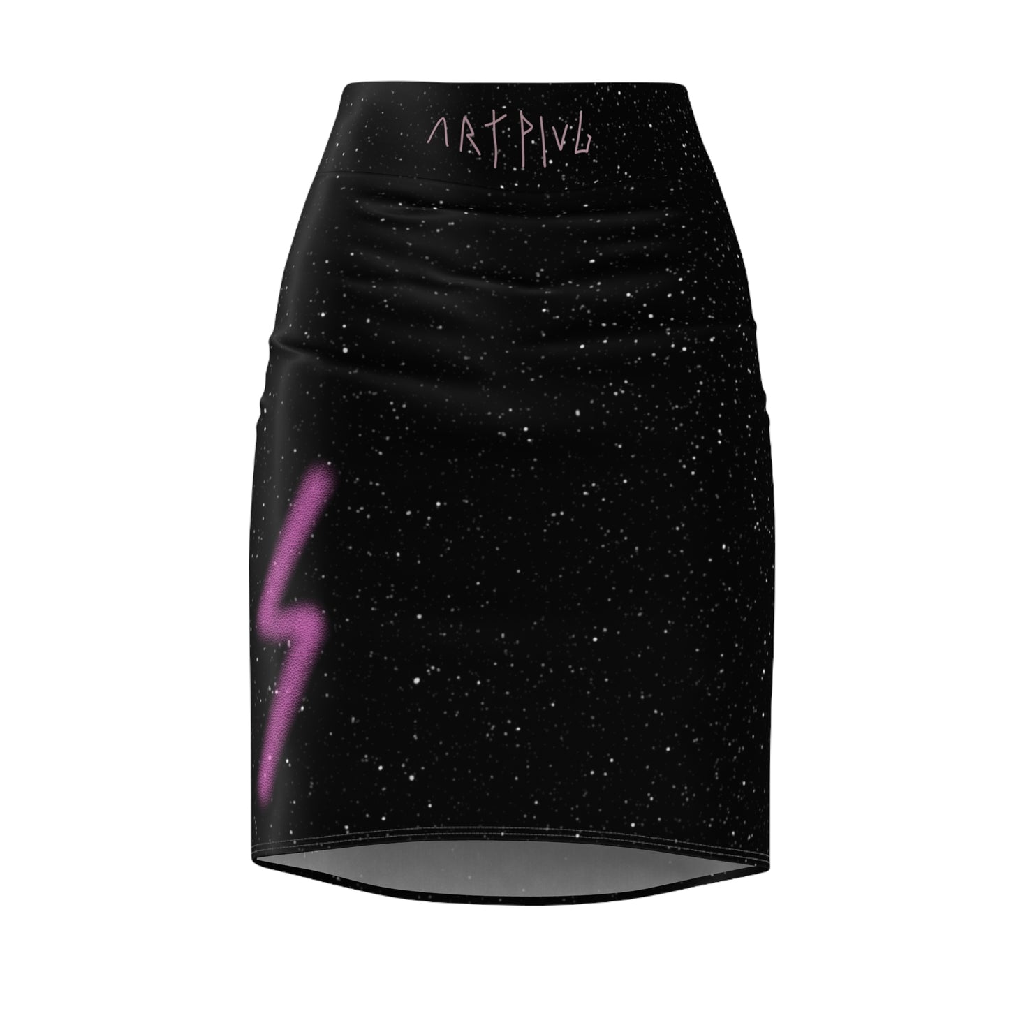 “Pink Nova” Women’s Pencil Skirt - THE ART PLUG SHOP