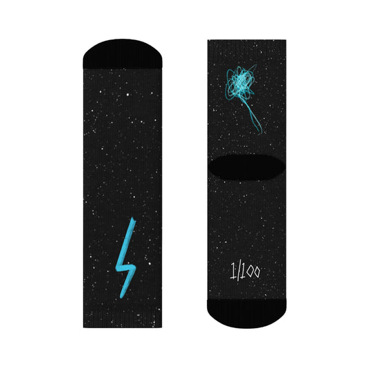 "Intergalactic" Crew Socks - THE ART PLUG SHOP