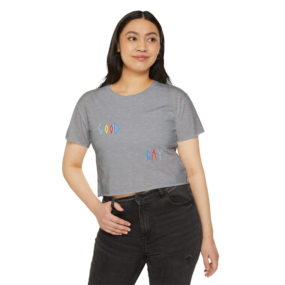 🔥 "GOOD DAY" Women's Festival Crop Top