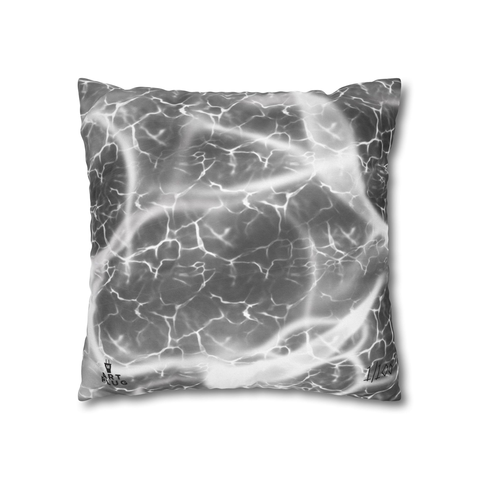 "Marble Shock" Square Pillowcase - THE ART PLUG SHOP
