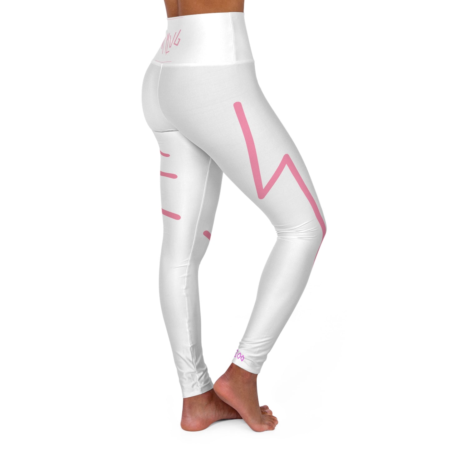 “Stiches” High-Waisted Leggings - THE ART PLUG SHOP