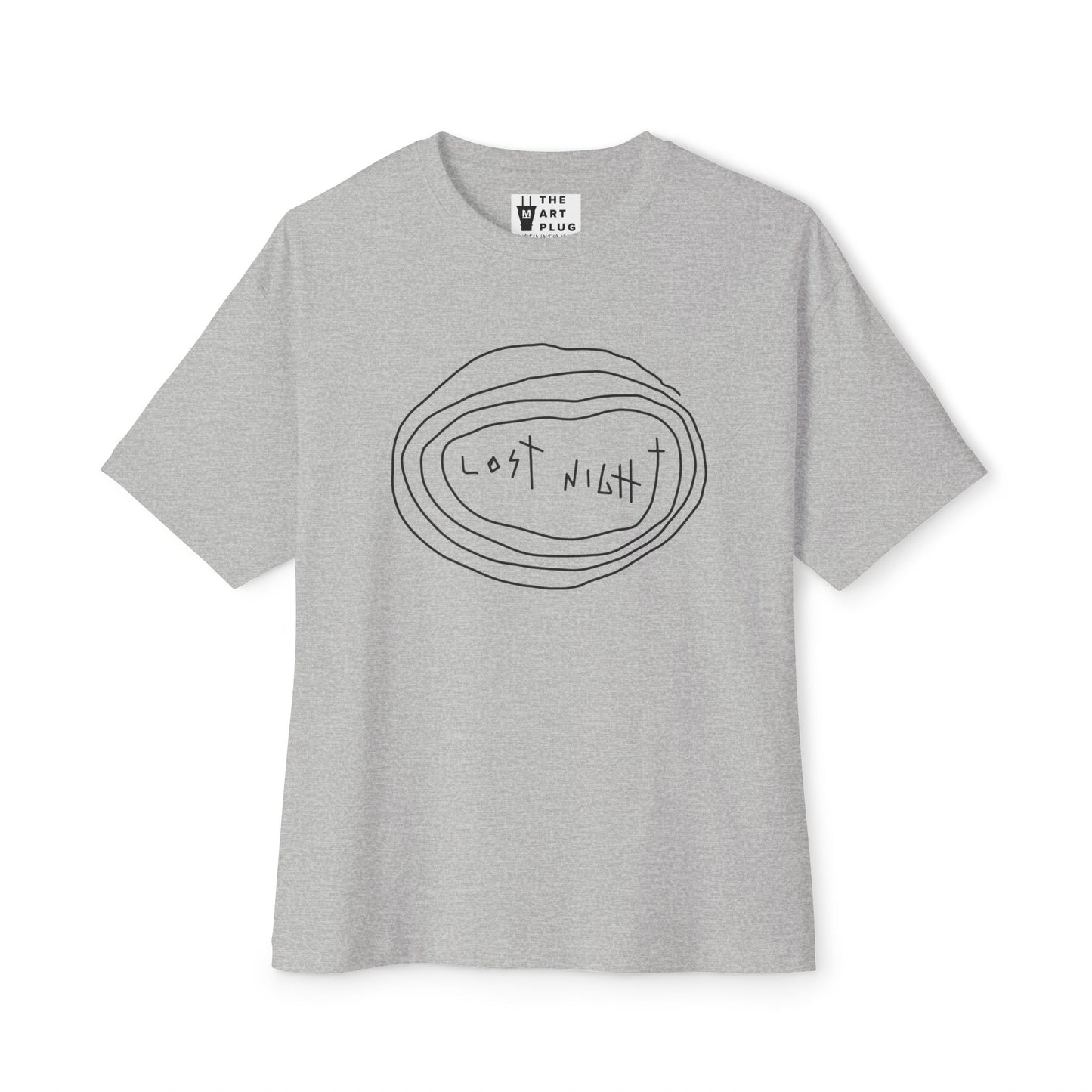 “Lost Night” Oversized Tee - THE ART PLUG SHOP