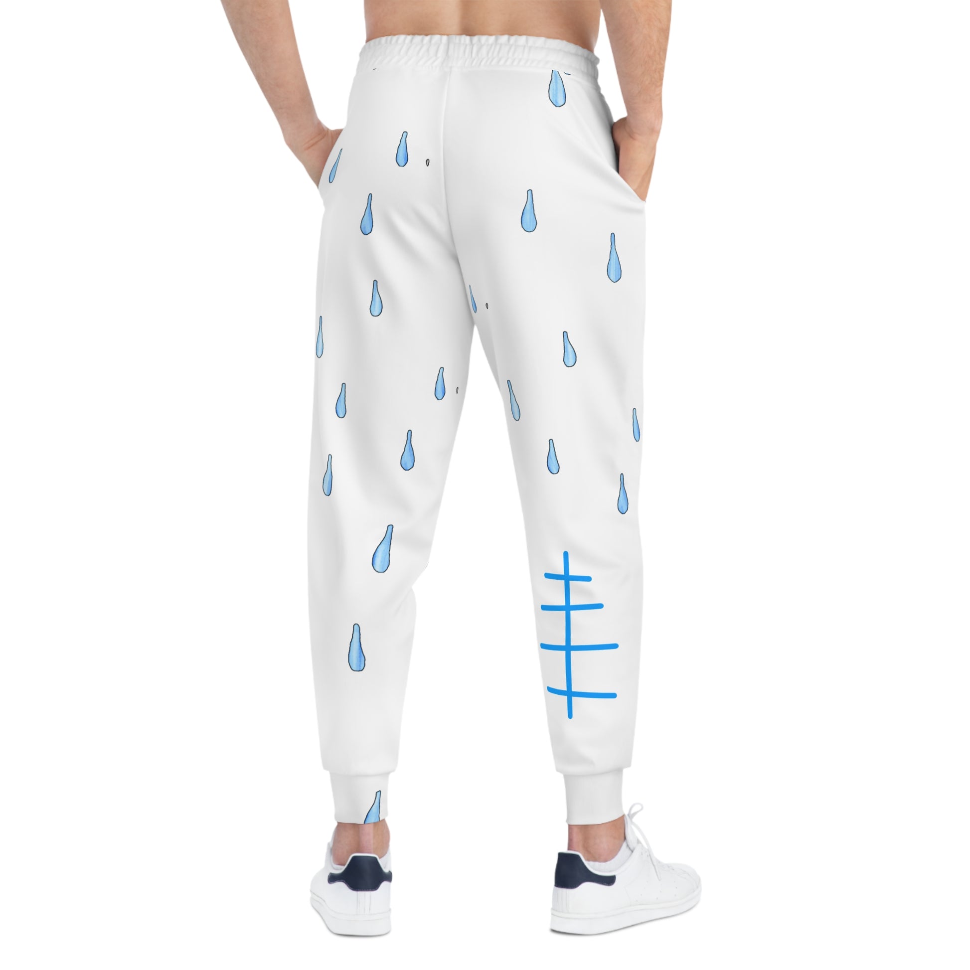 “Rain Drop” Athletic Joggers - THE ART PLUG SHOP
