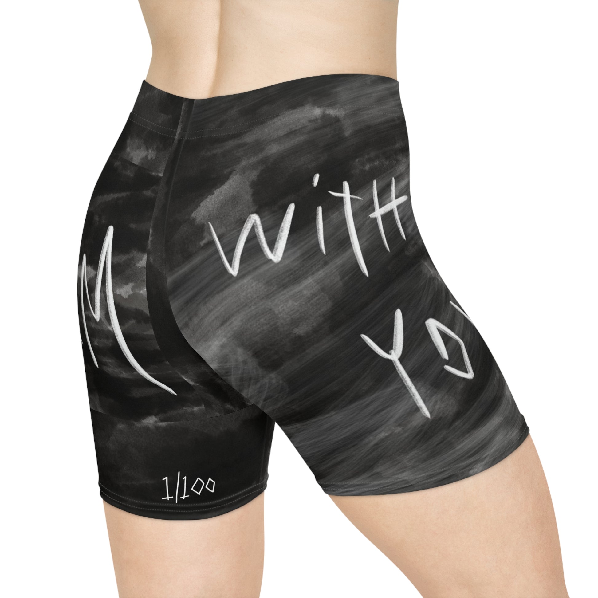 “Dream” Women’s Workout Shorts - THE ART PLUG SHOP