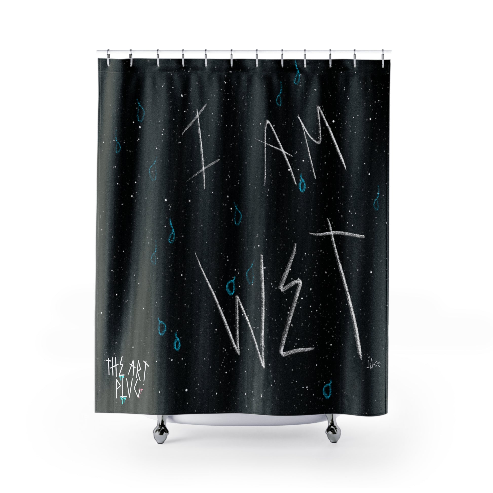 “I Am Wet” Shower Curtain - THE ART PLUG SHOP