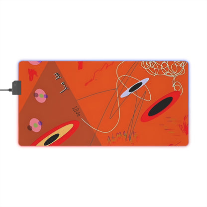 “Sketchy” LED Desk Mat - THE ART PLUG SHOP