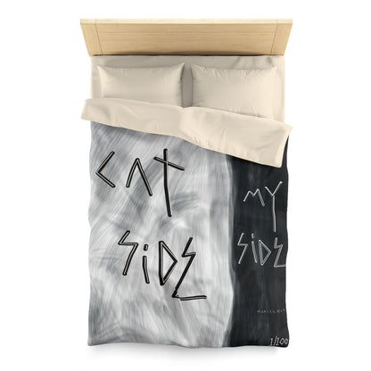 "Cat Side My Side" Duvet Cover