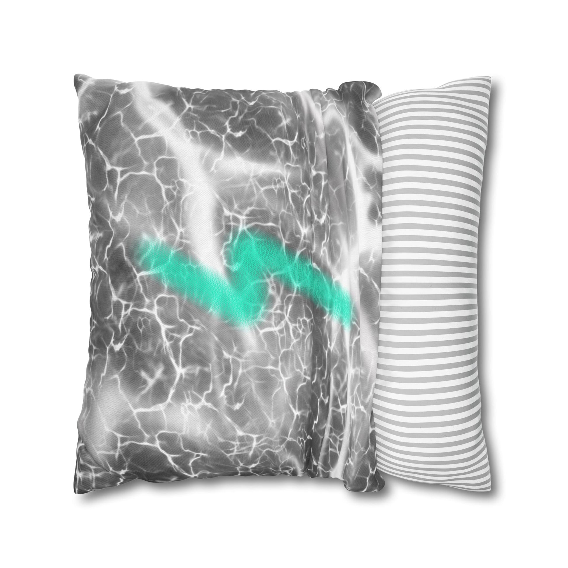 "Marble Shock" Square Pillowcase - THE ART PLUG SHOP