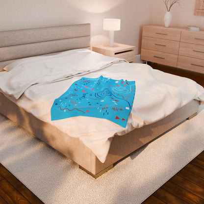 "Dream On" Plush Blanket - THE ART PLUG SHOP