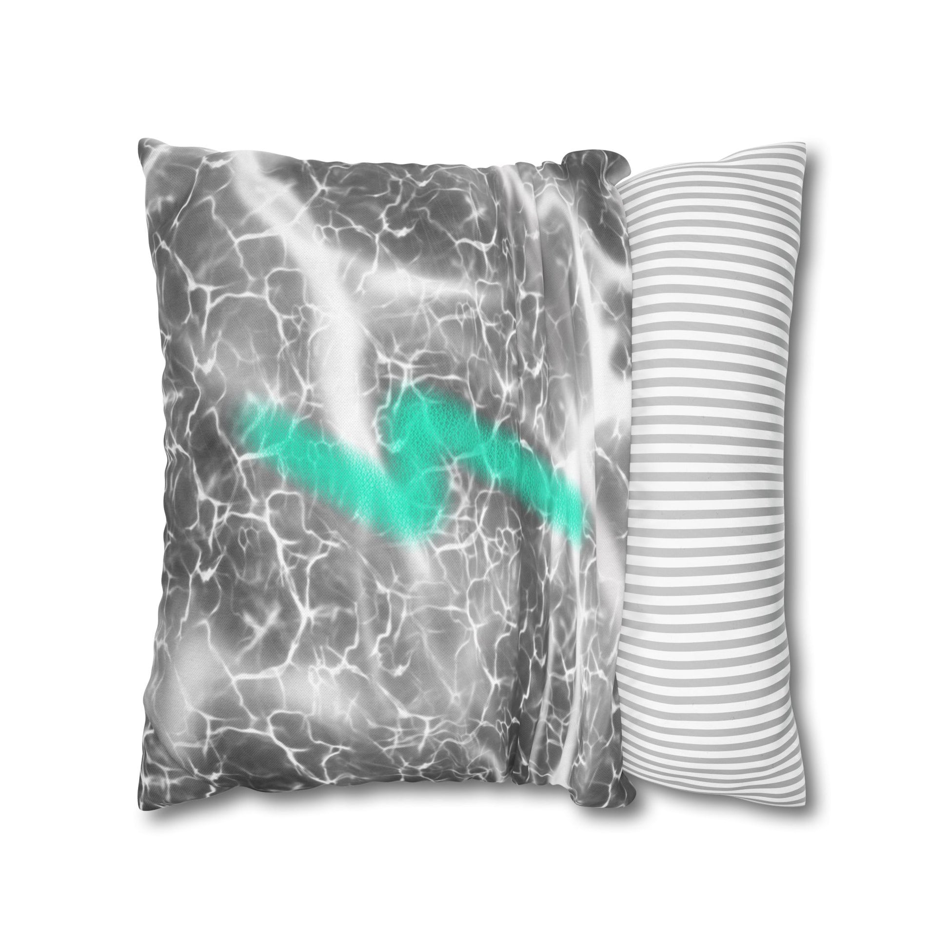 "Marble Shock" Square Pillowcase - THE ART PLUG SHOP
