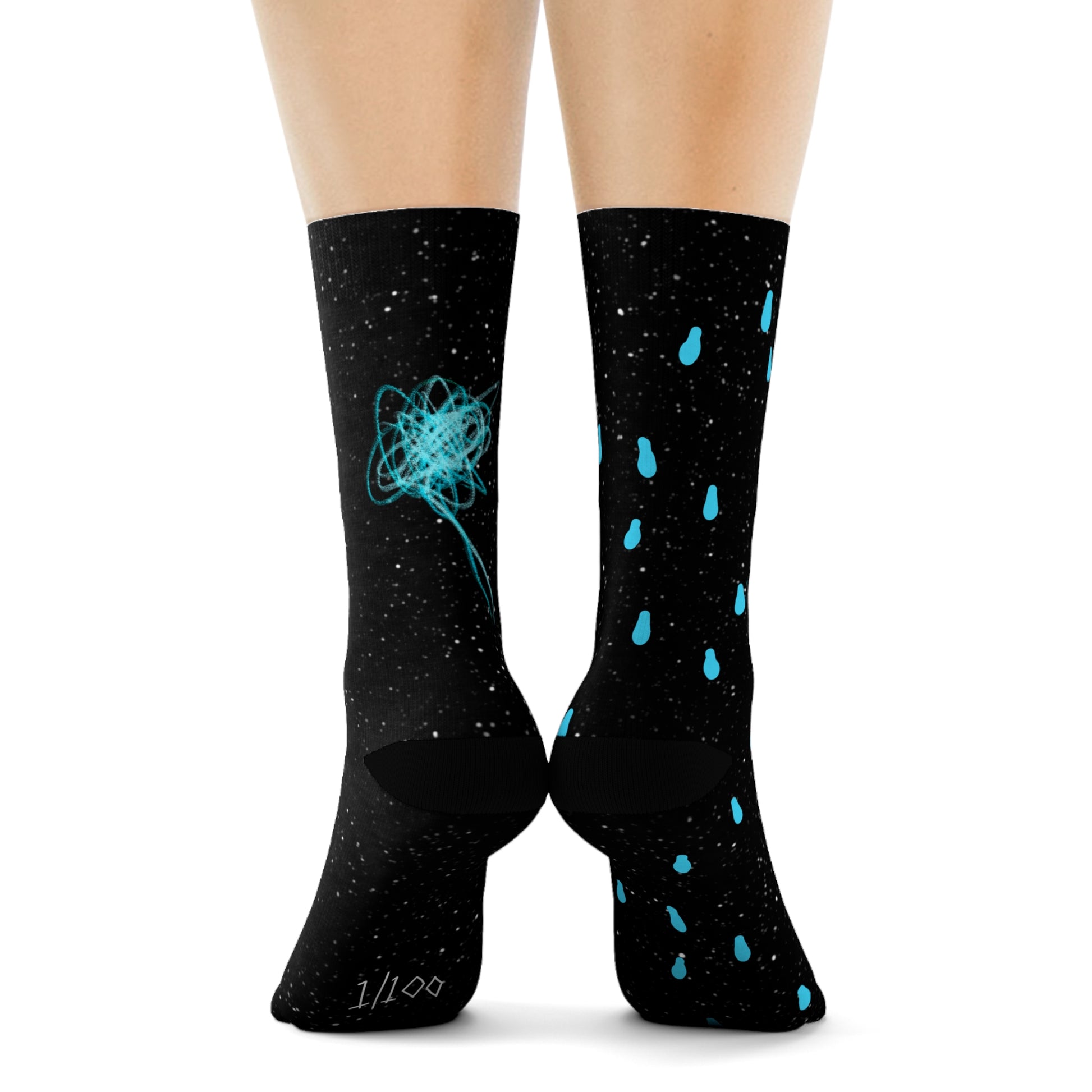 "Intergalactic" Crew Socks - THE ART PLUG SHOP