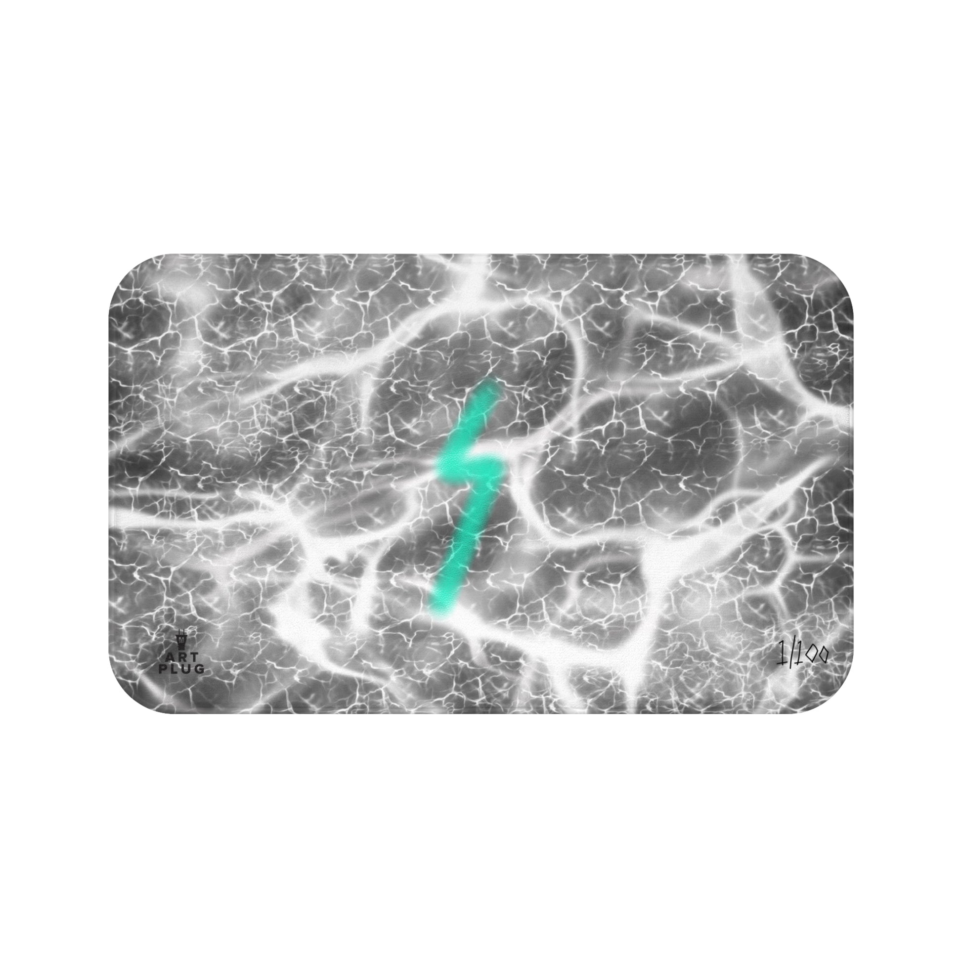 "Marble Shock" Bath Mat - THE ART PLUG SHOP