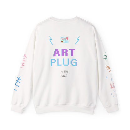 "ArtPlug" Crewneck Sweatshirt - THE ART PLUG SHOP