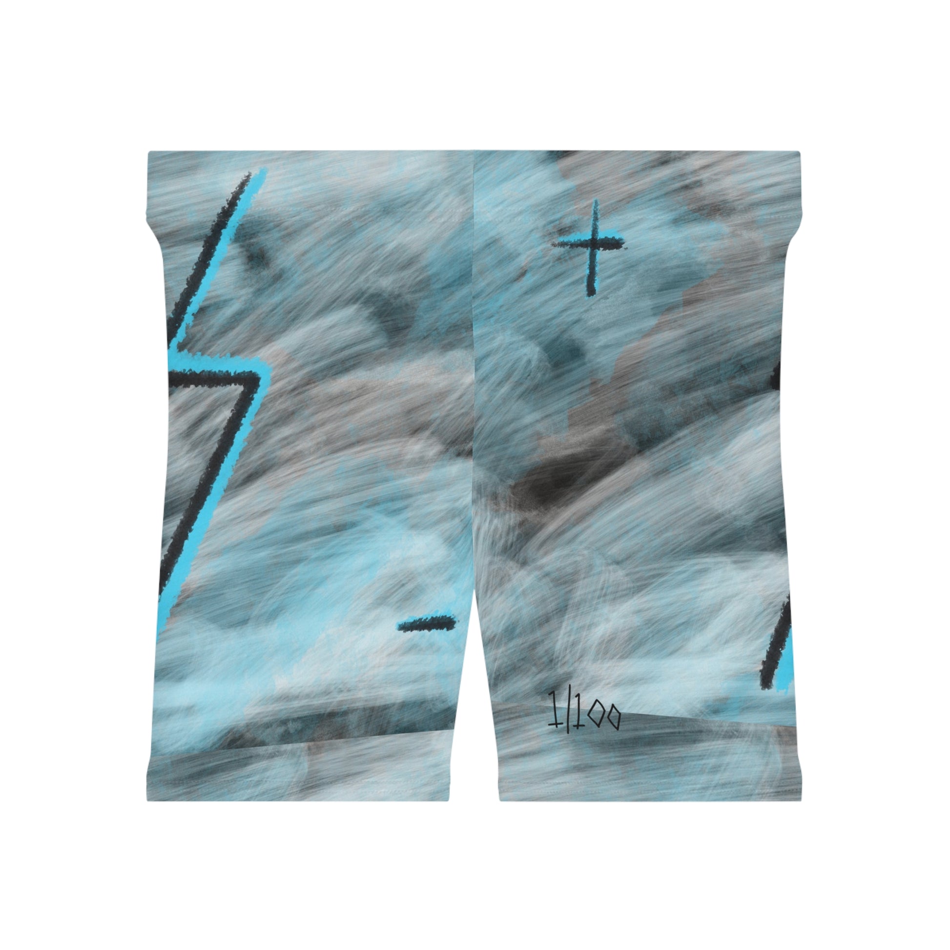 “Clouded” Women’s Shorts - THE ART PLUG SHOP