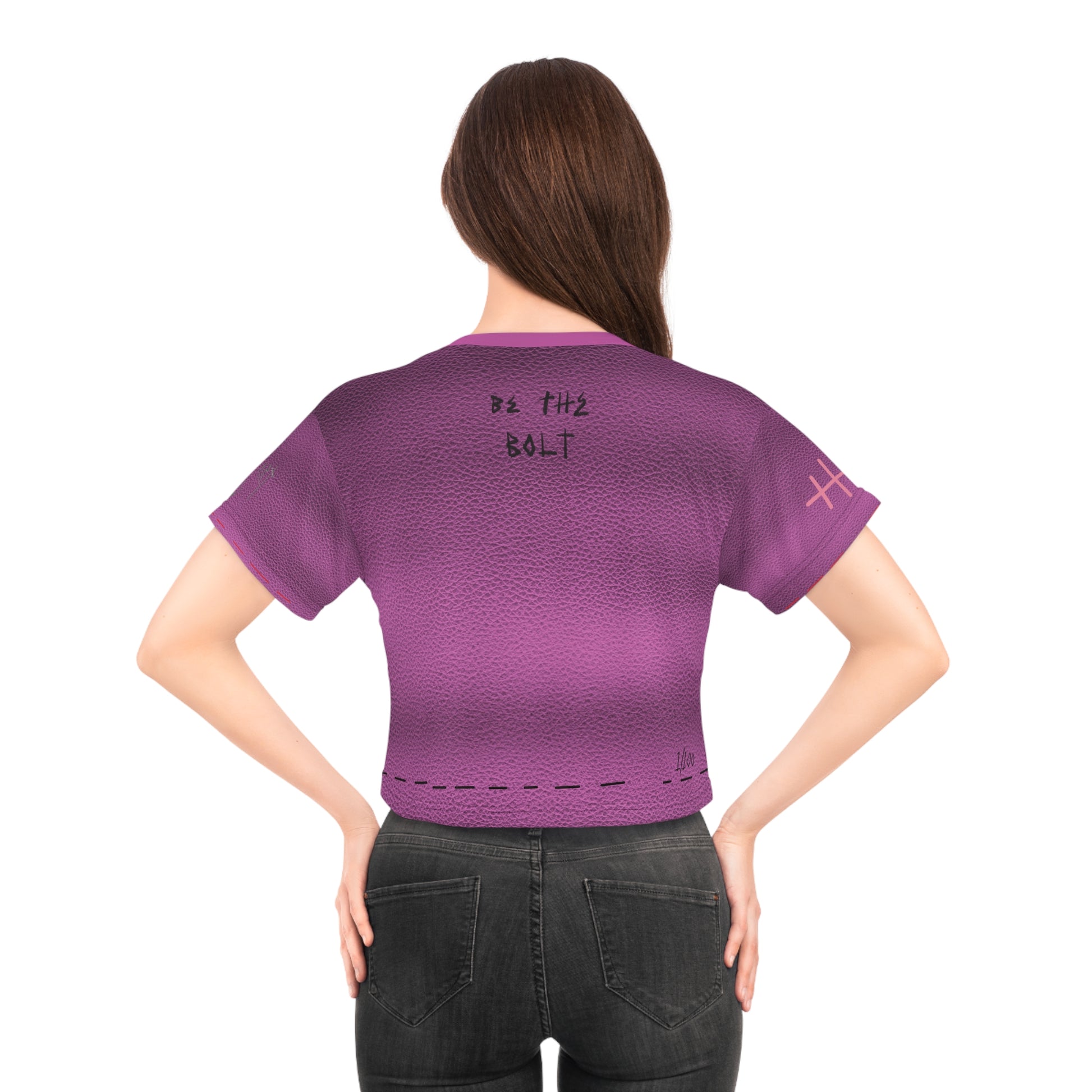 "Plasma Patch" Crop Tee - THE ART PLUG SHOP