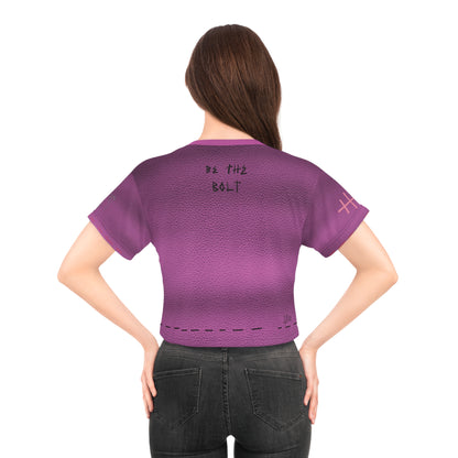 "Plasma Patch" Crop Tee - THE ART PLUG SHOP