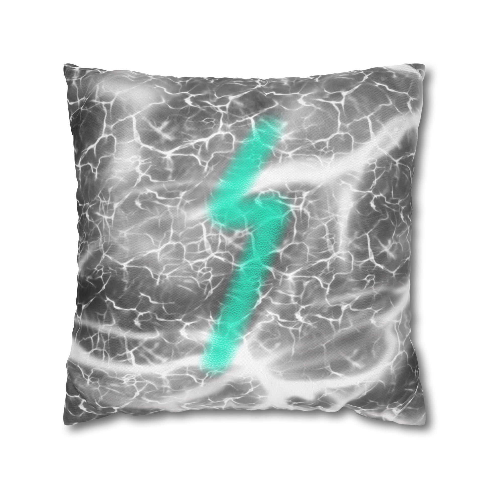 "Marble Shock" Square Pillowcase - THE ART PLUG SHOP