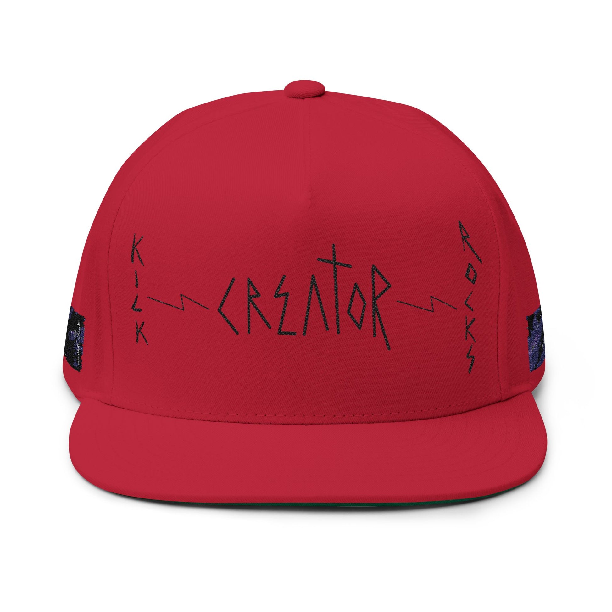 "Creator" Flat Bill Cap - THE ART PLUG SHOP