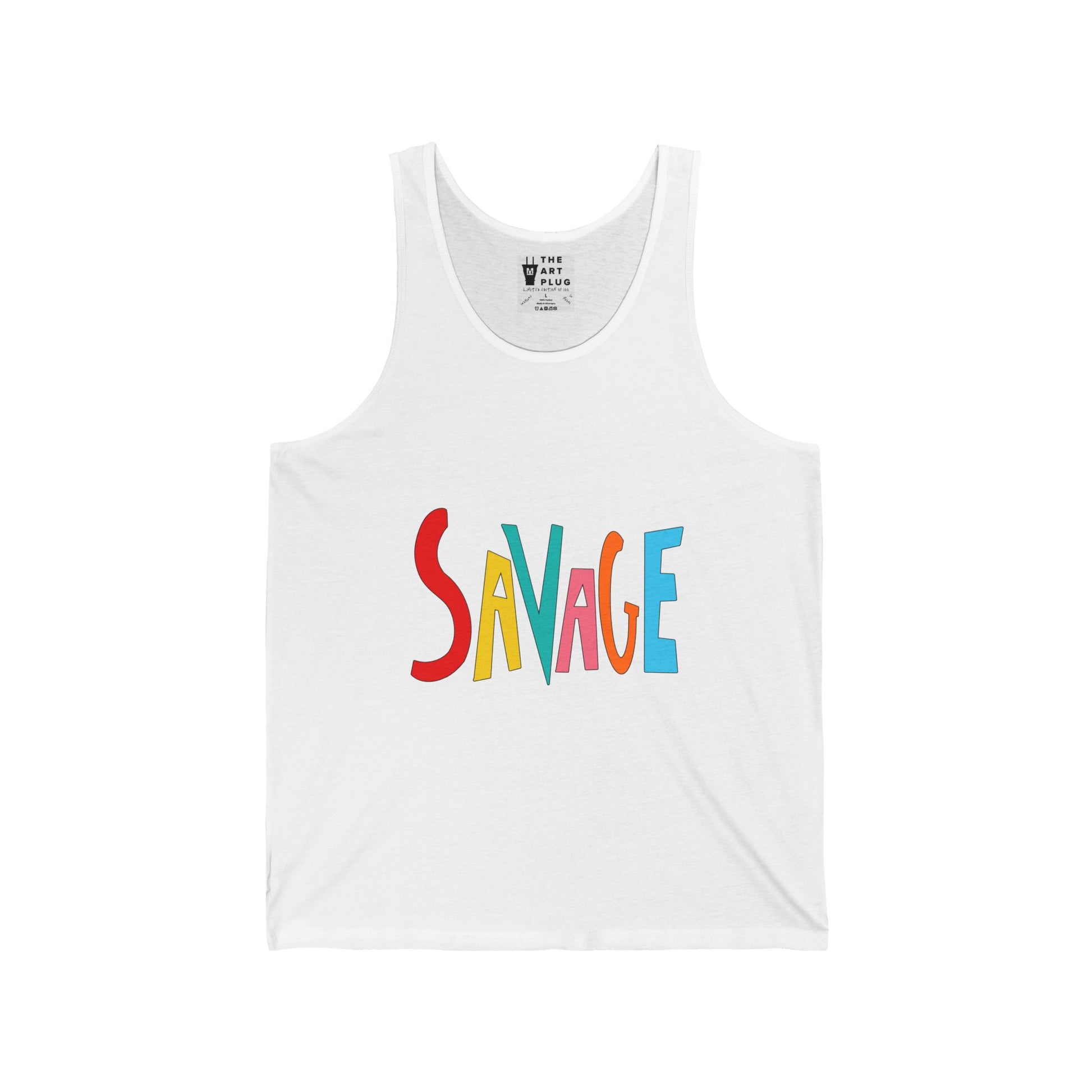“Savage” Tank Top - THE ART PLUG SHOP