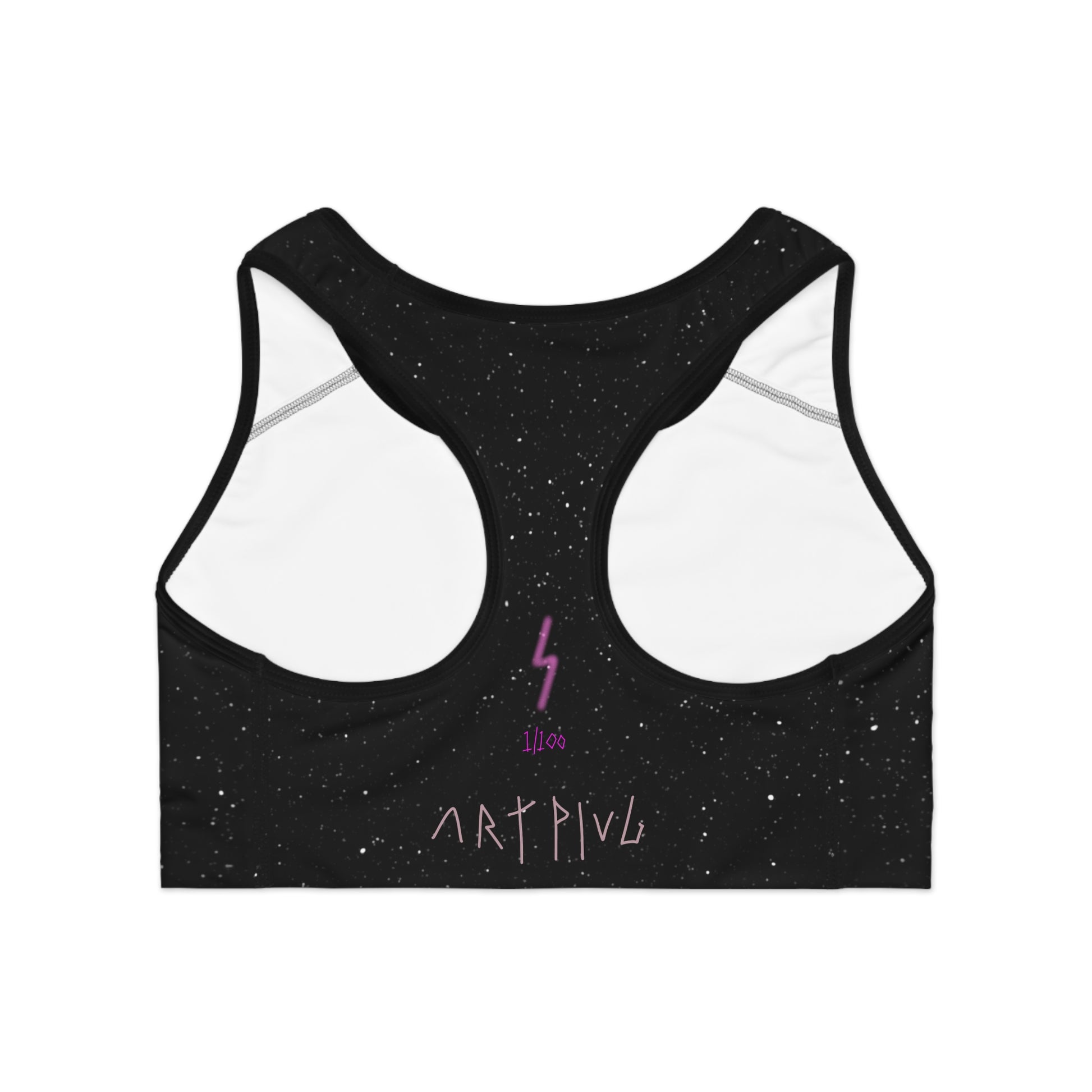 “Pink Nova” Sports Bra - THE ART PLUG SHOP