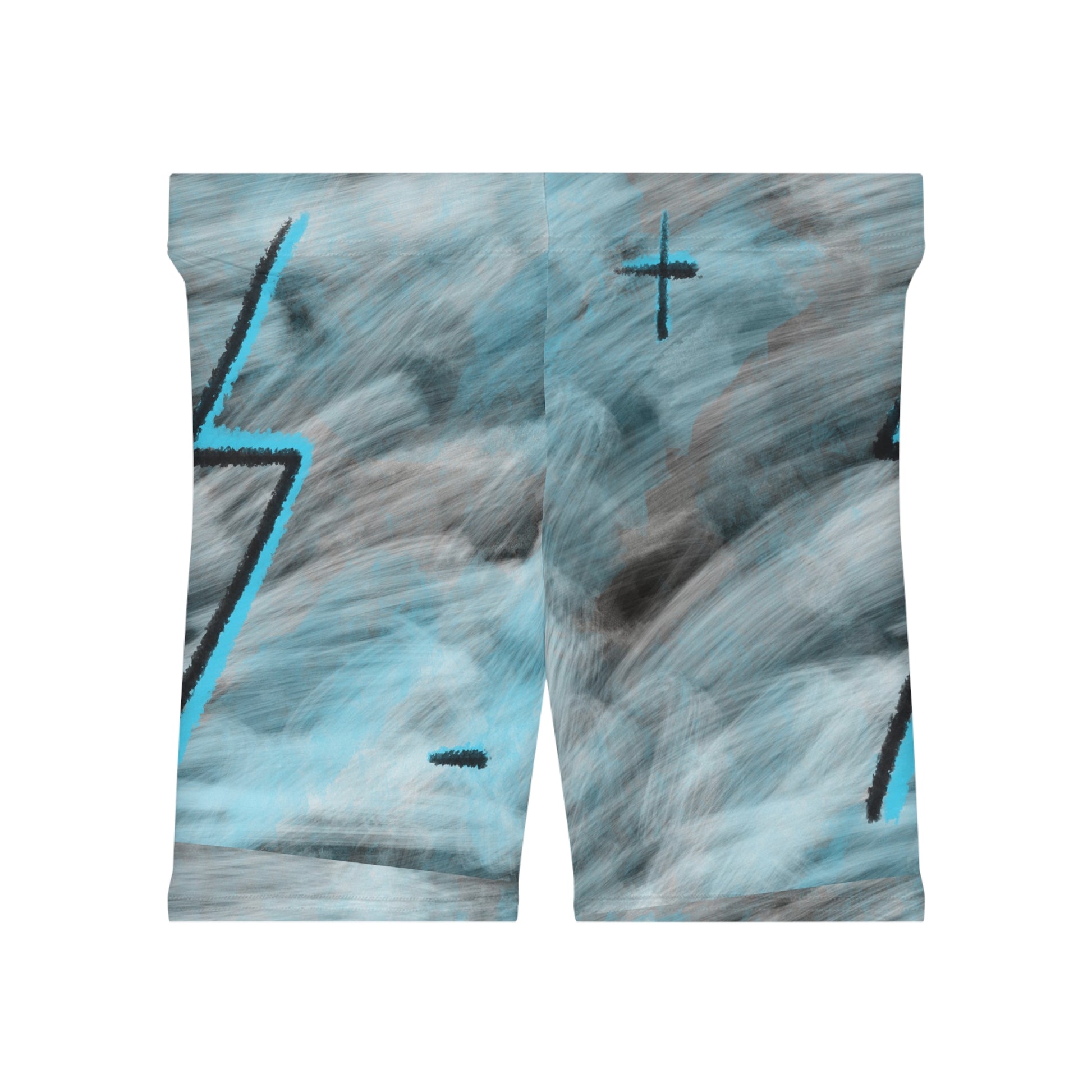 “Clouded” Women’s Shorts - THE ART PLUG SHOP