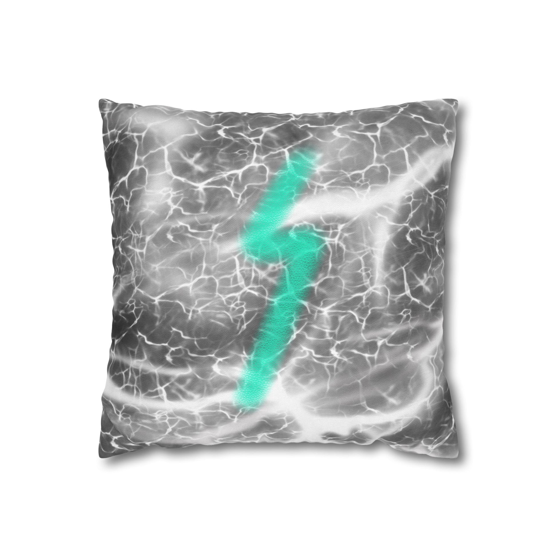 "Marble Shock" Square Pillowcase - THE ART PLUG SHOP