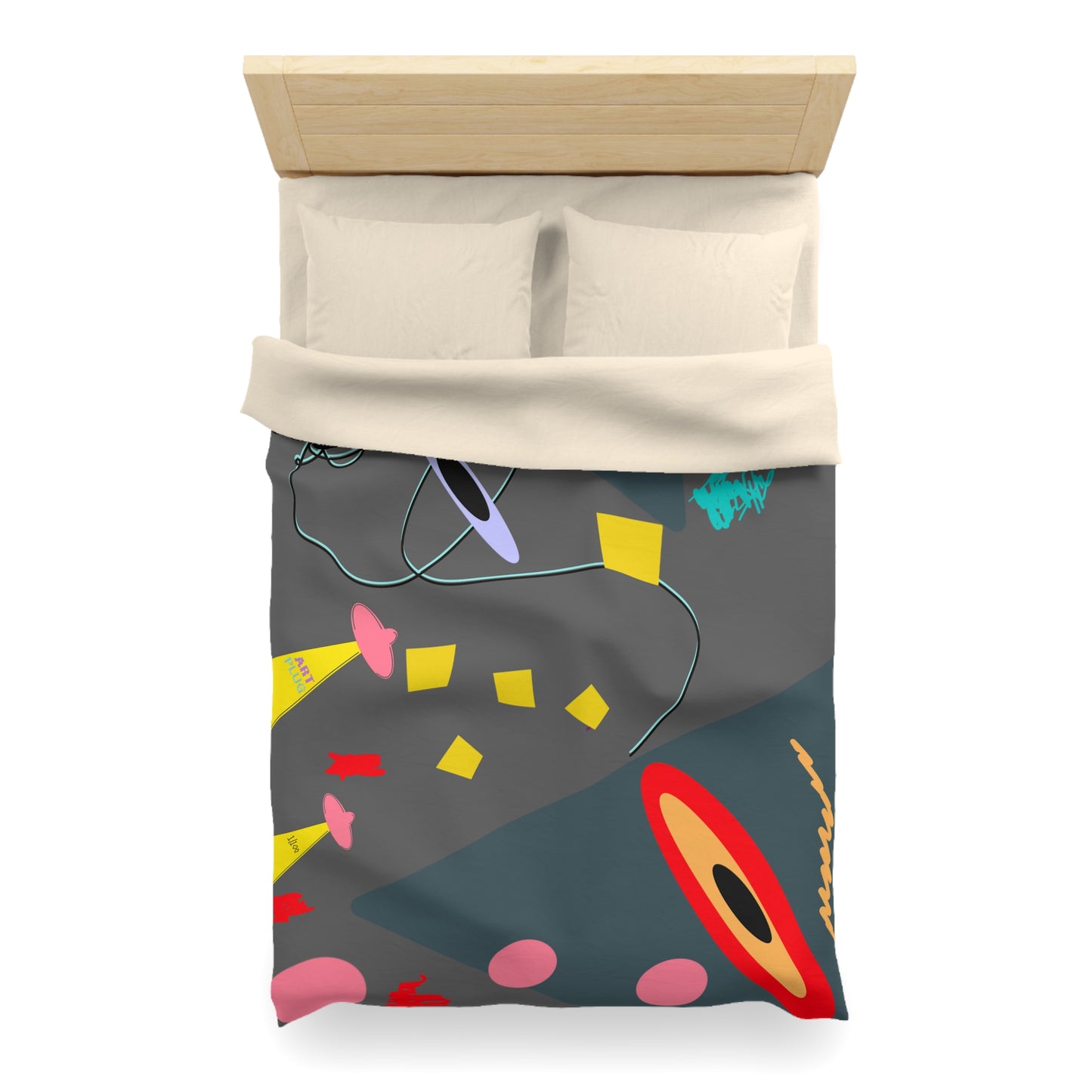 "Grey Matter" Duvet Cover