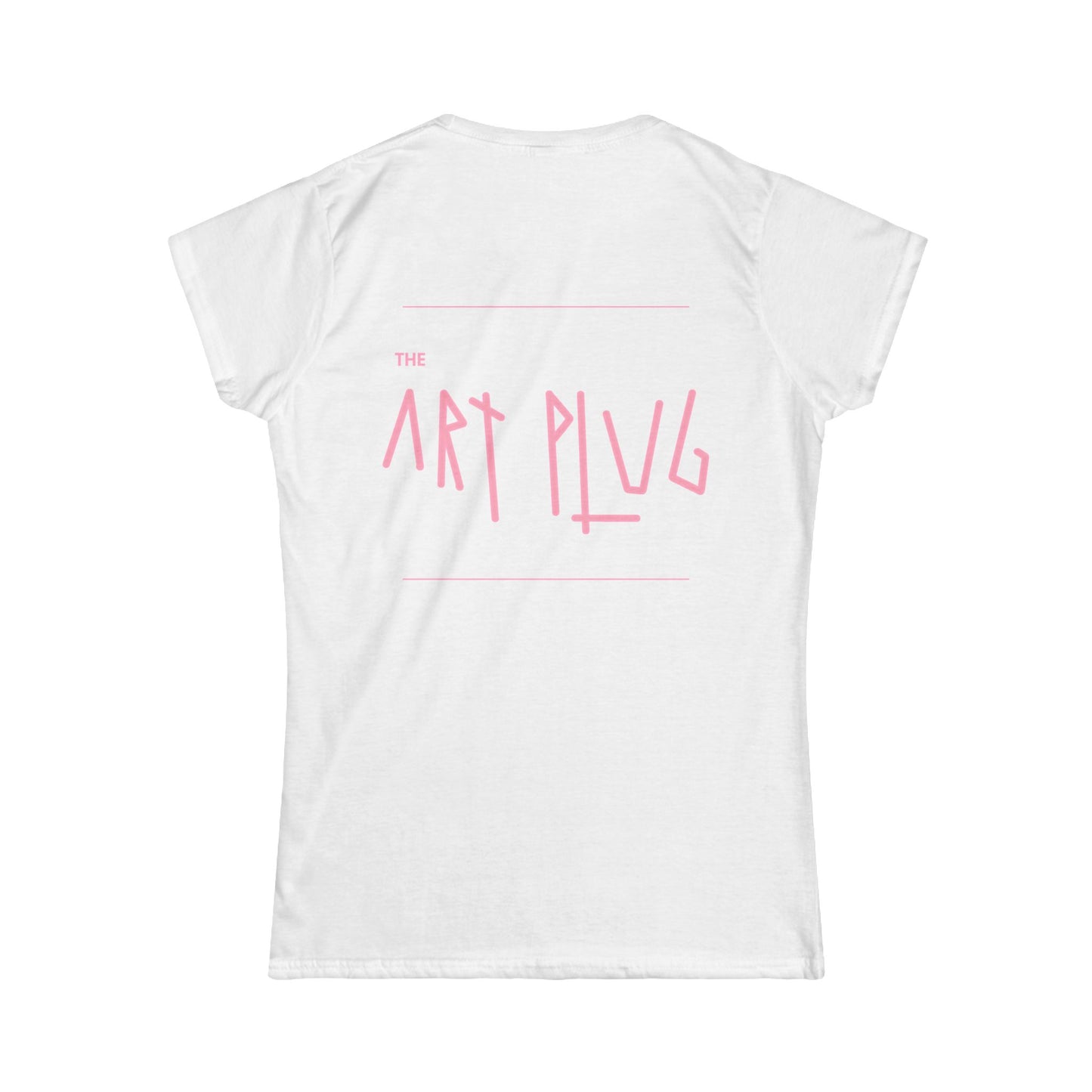 Chic Graphic Tee for Creative Souls | Women’s Softstyle Tee, Casual Wear, Day Out, Gift for Artists, Trendy Apparel - THE ART PLUG SHOP