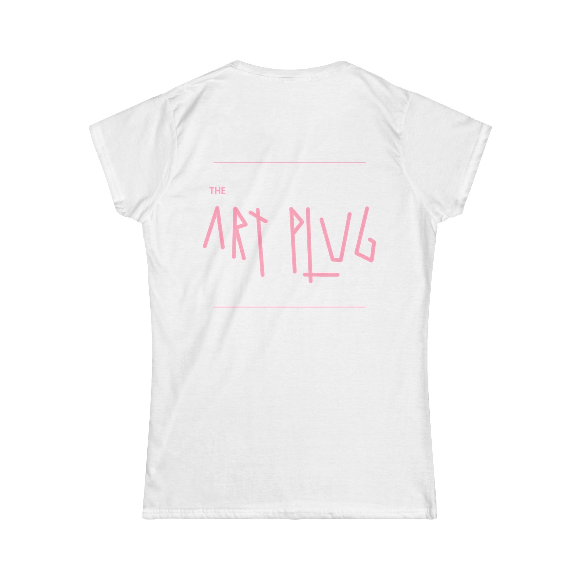Chic Graphic Tee for Creative Souls | Women’s Softstyle Tee, Casual Wear, Day Out, Gift for Artists, Trendy Apparel - THE ART PLUG SHOP