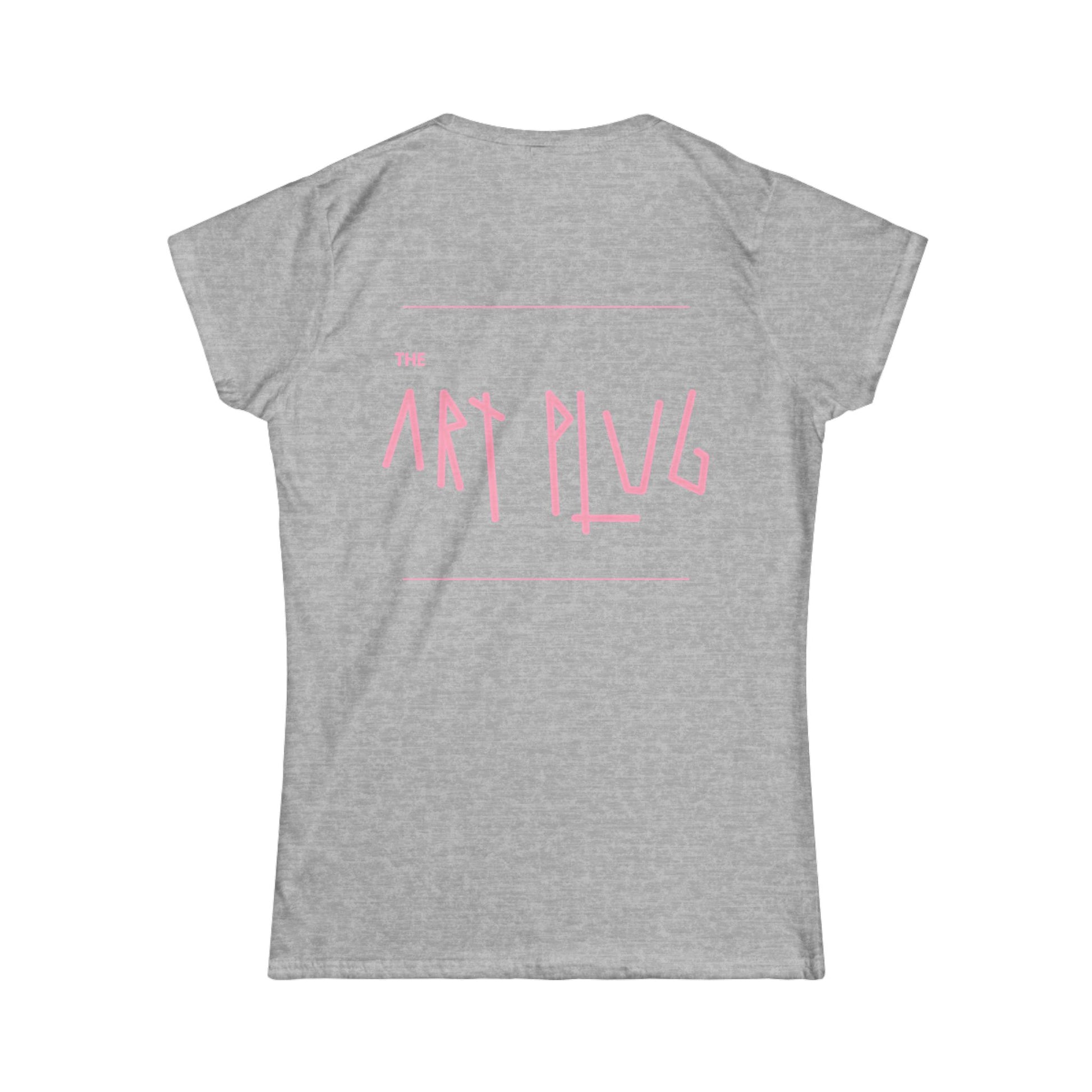 Chic Graphic Tee for Creative Souls | Women’s Softstyle Tee, Casual Wear, Day Out, Gift for Artists, Trendy Apparel - THE ART PLUG SHOP
