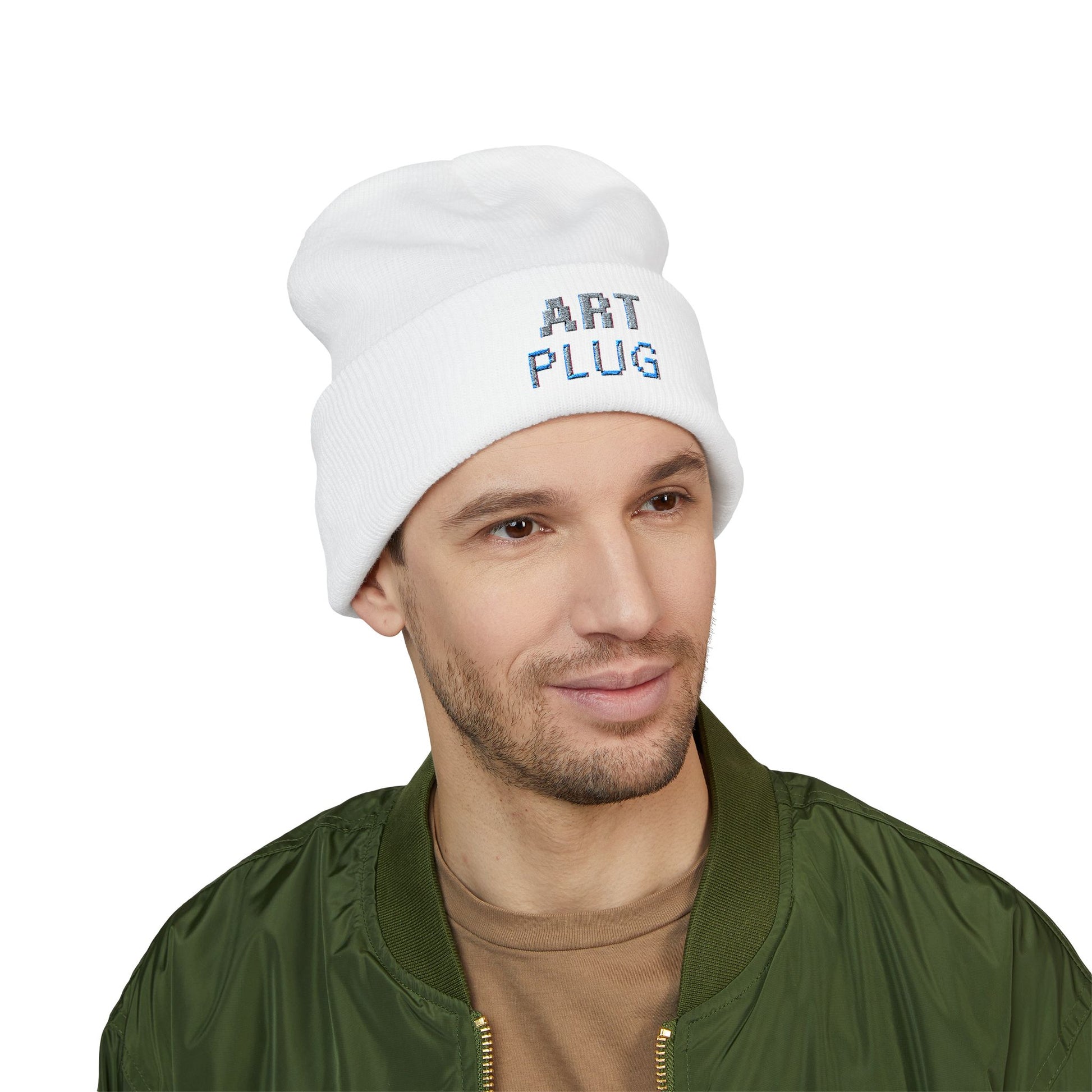 "ArtPlug" Cuffed Beanie - THE ART PLUG SHOP