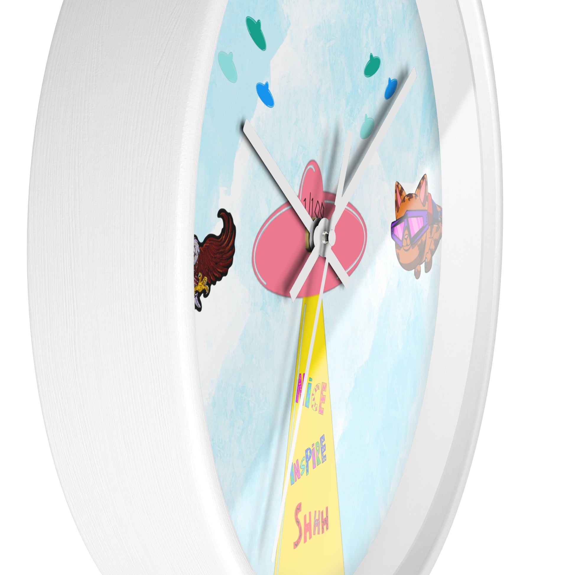 "Abducted" Wall Clock - THE ART PLUG SHOP