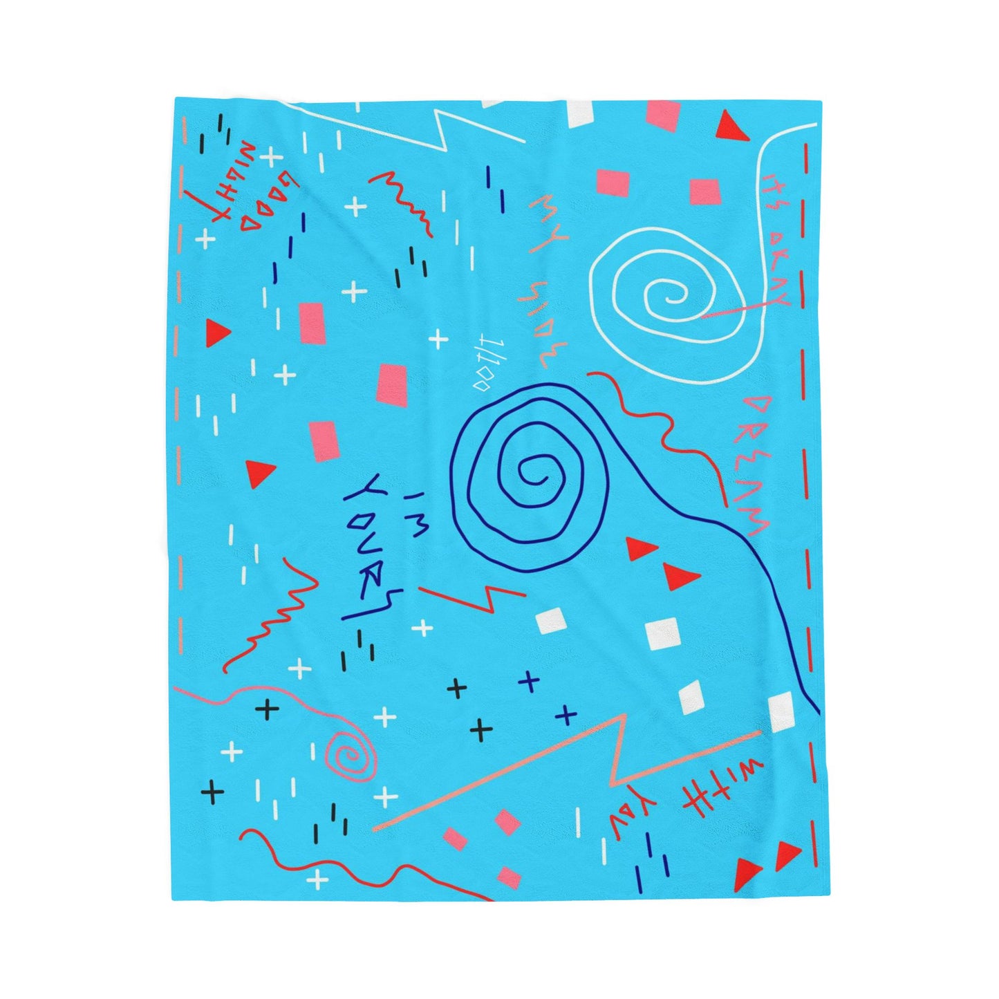 "Dream On" Plush Blanket - THE ART PLUG SHOP