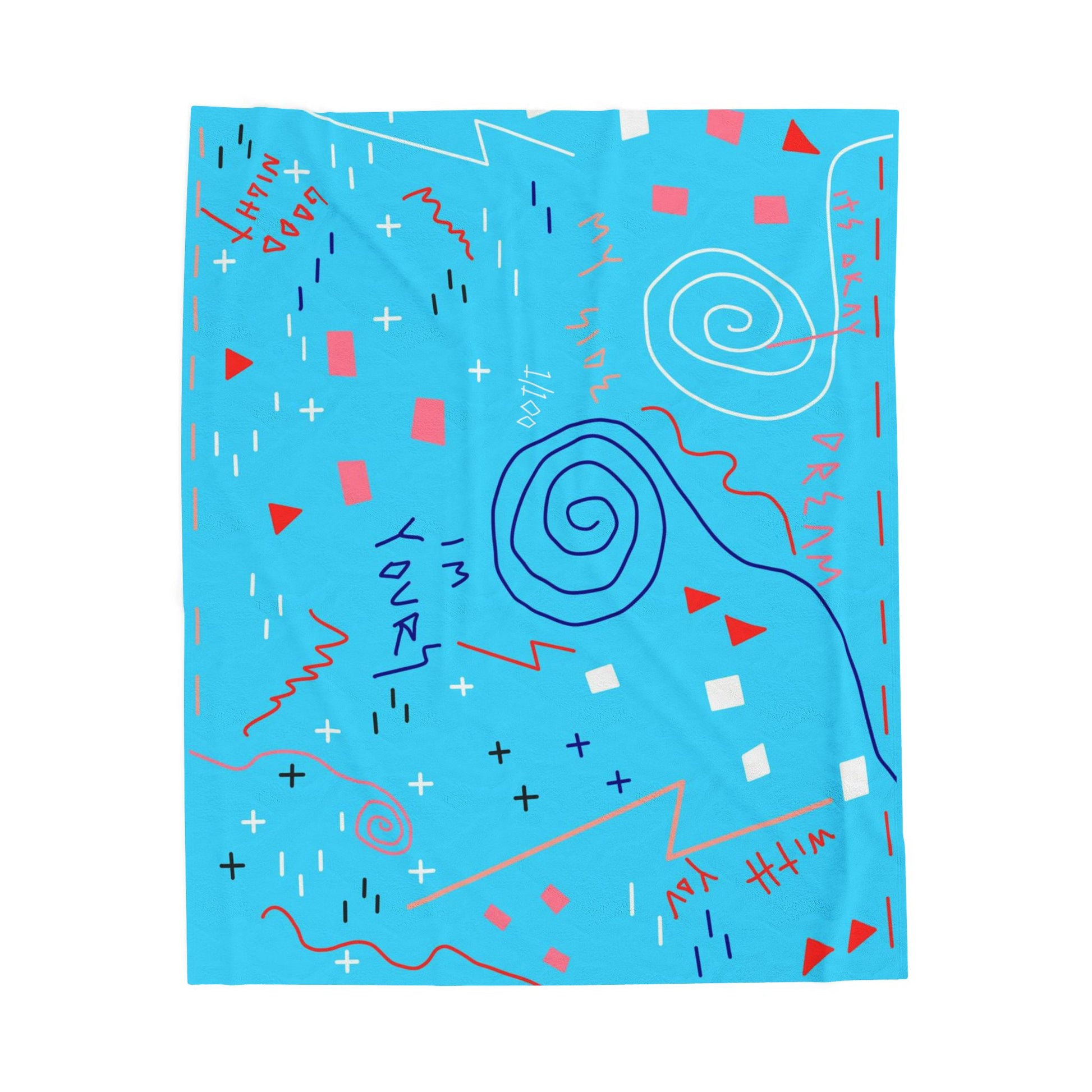 "Dream On" Plush Blanket - THE ART PLUG SHOP