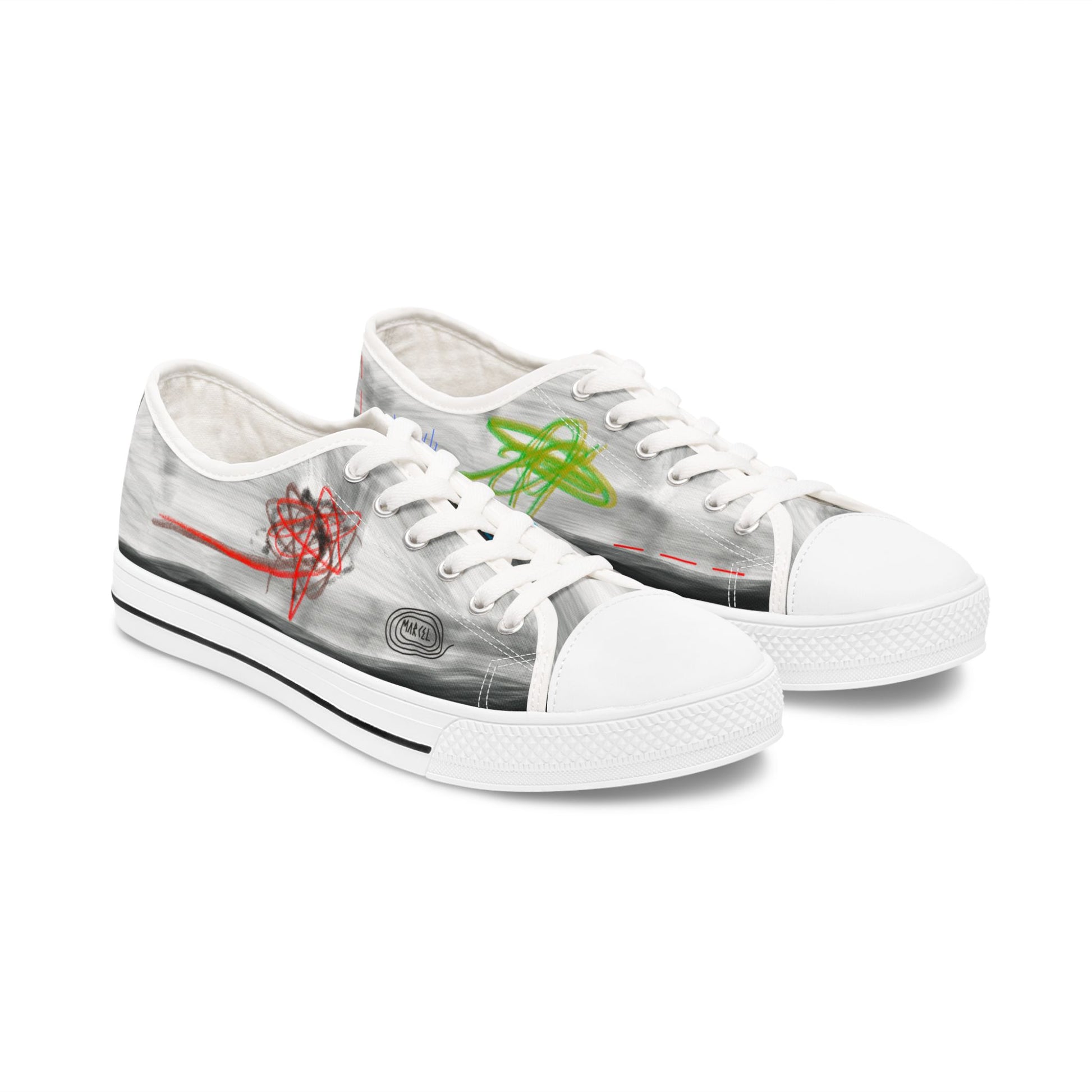 “Flower Abduction” Women’s Sneakers - THE ART PLUG SHOP