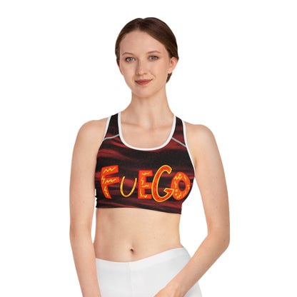 “Fuego” Sports Bra - THE ART PLUG SHOP
