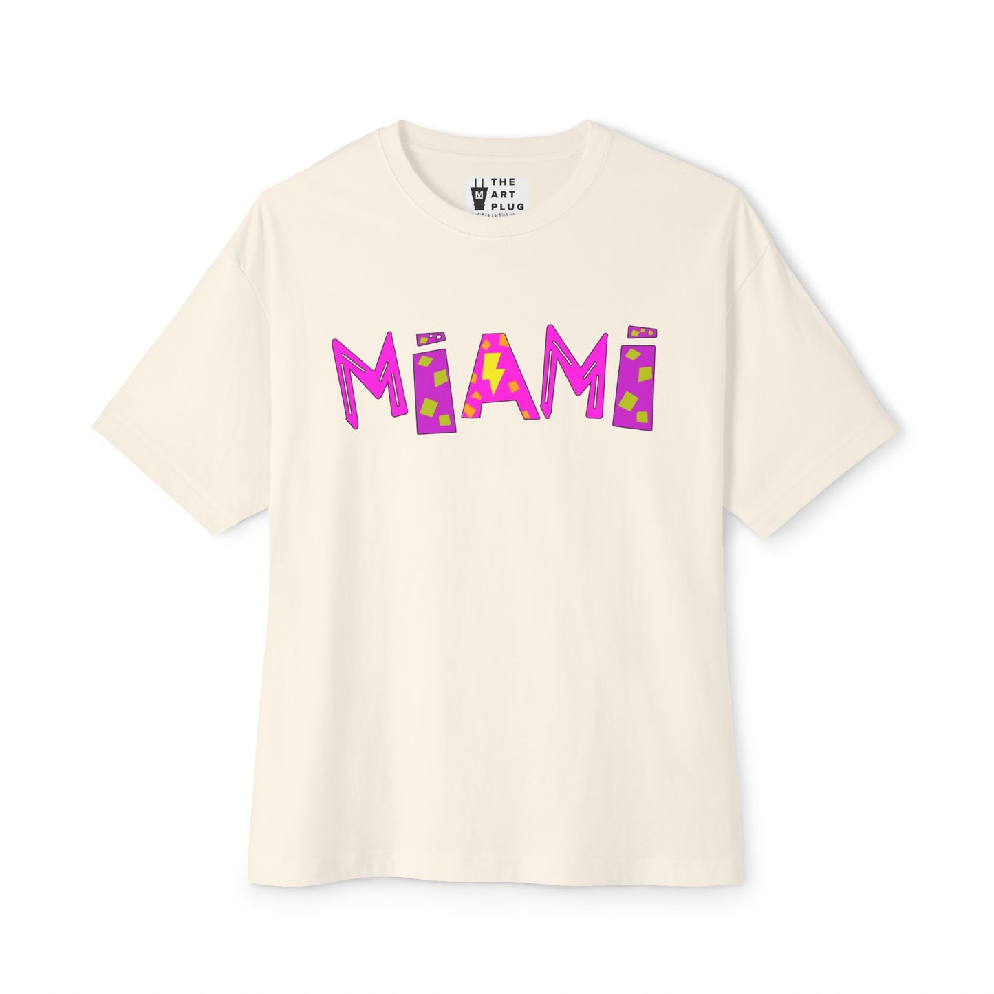 “Miami” Oversized Tee - THE ART PLUG SHOP