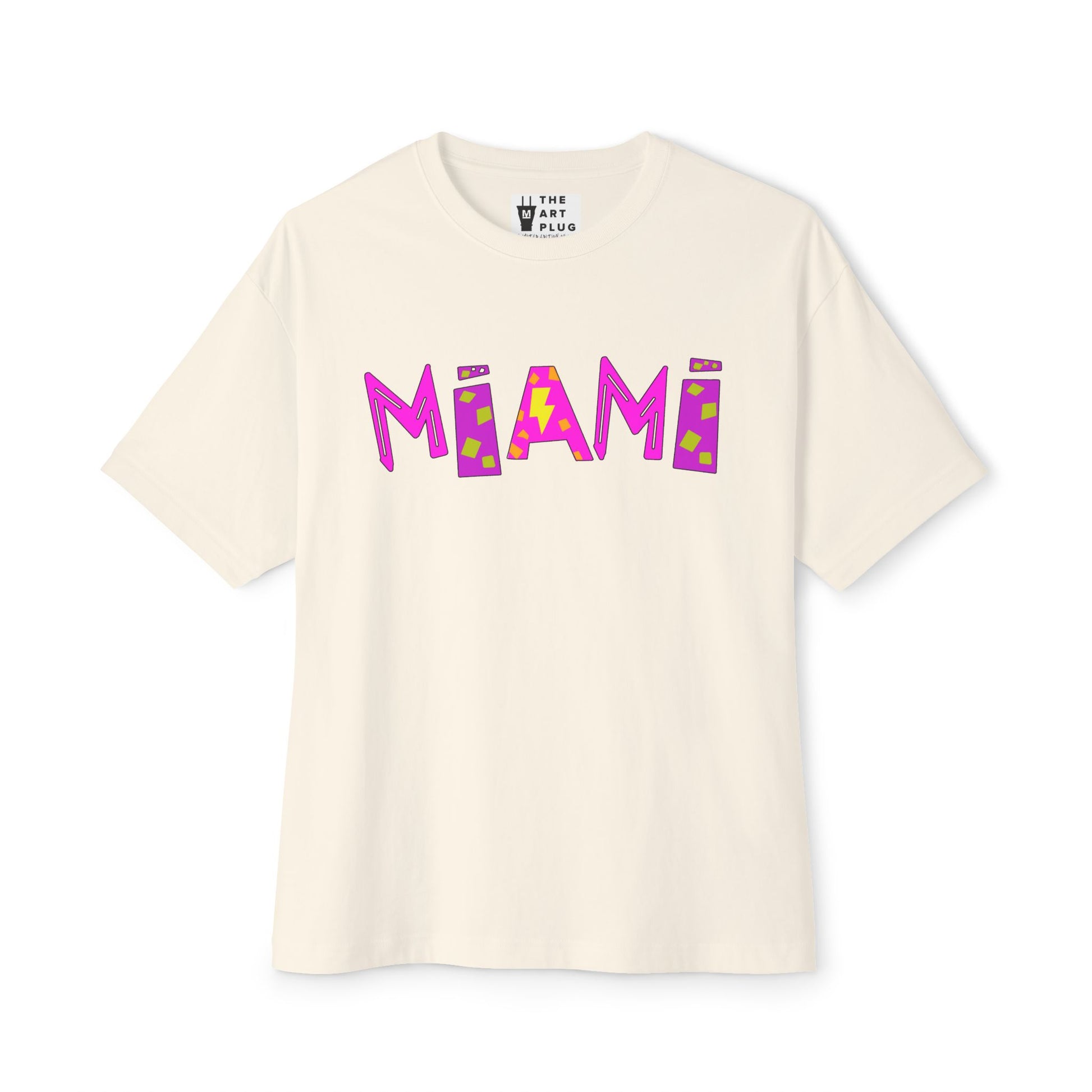 “Miami” Oversized Tee - THE ART PLUG SHOP