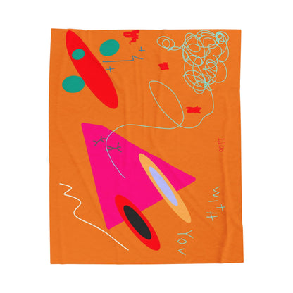 “With You” Blanket - THE ART PLUG SHOP
