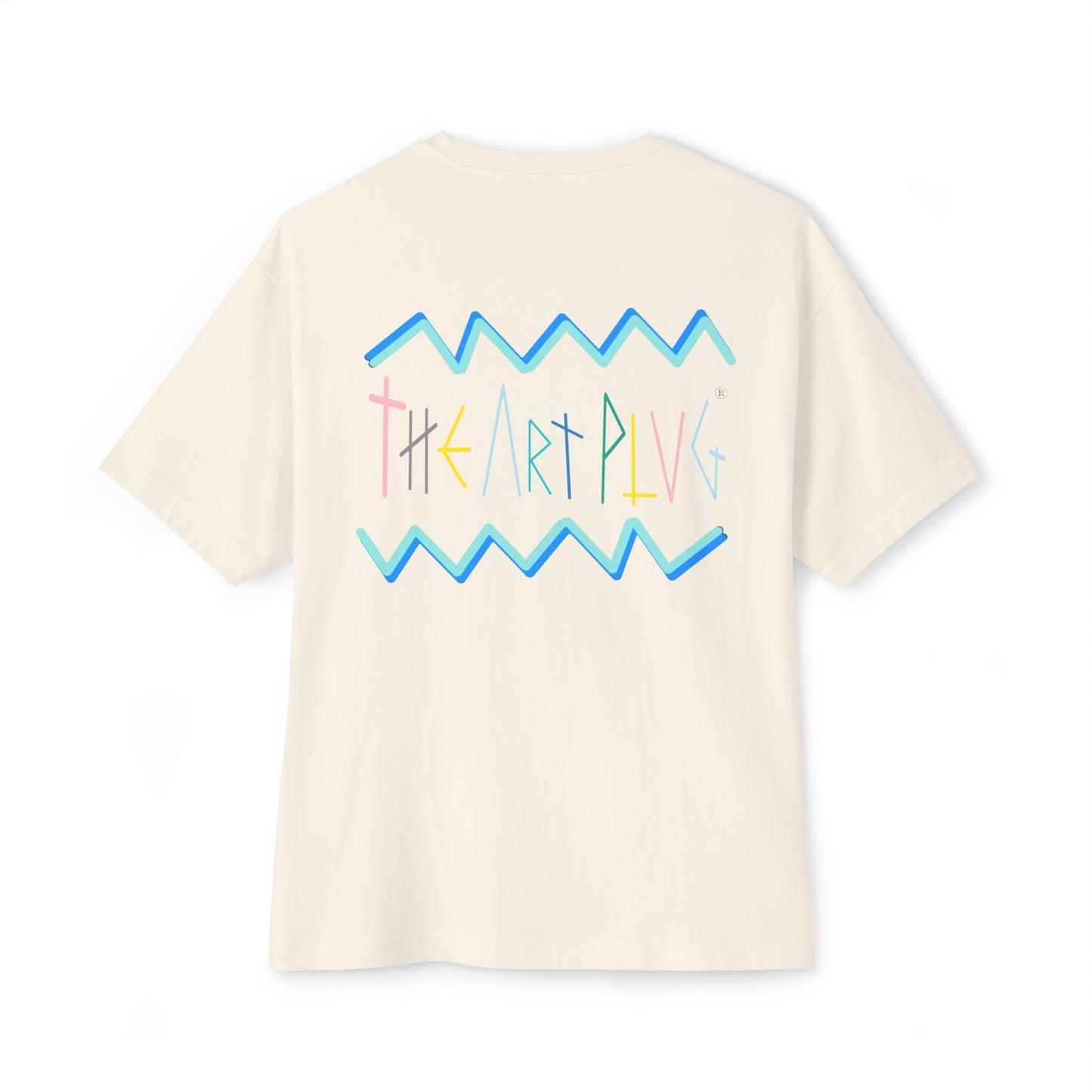 "Wavy" Oversized Tee