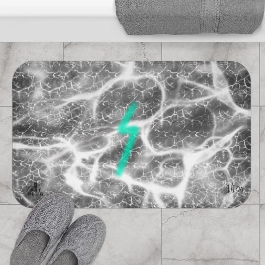 "Marble Shock" Bath Mat - THE ART PLUG SHOP