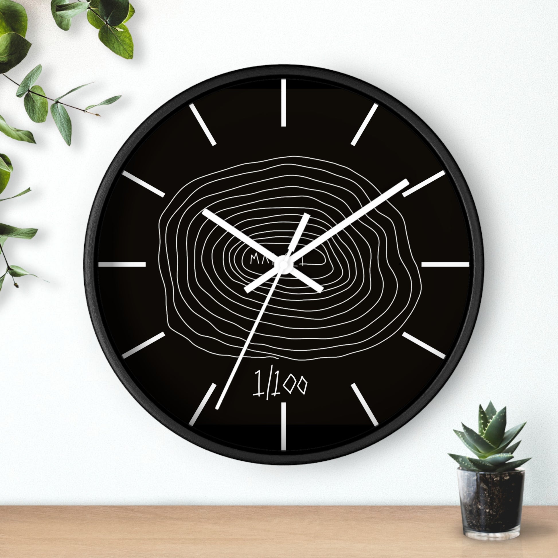 “Marcel” Wall Clock - THE ART PLUG SHOP