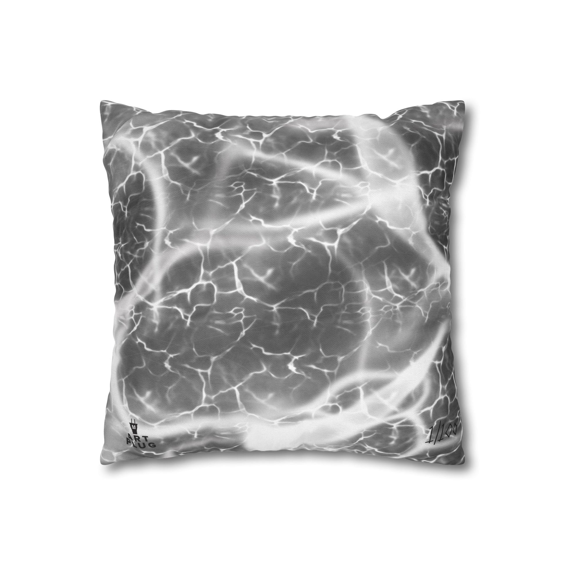 "Marble Shock" Square Pillowcase - THE ART PLUG SHOP