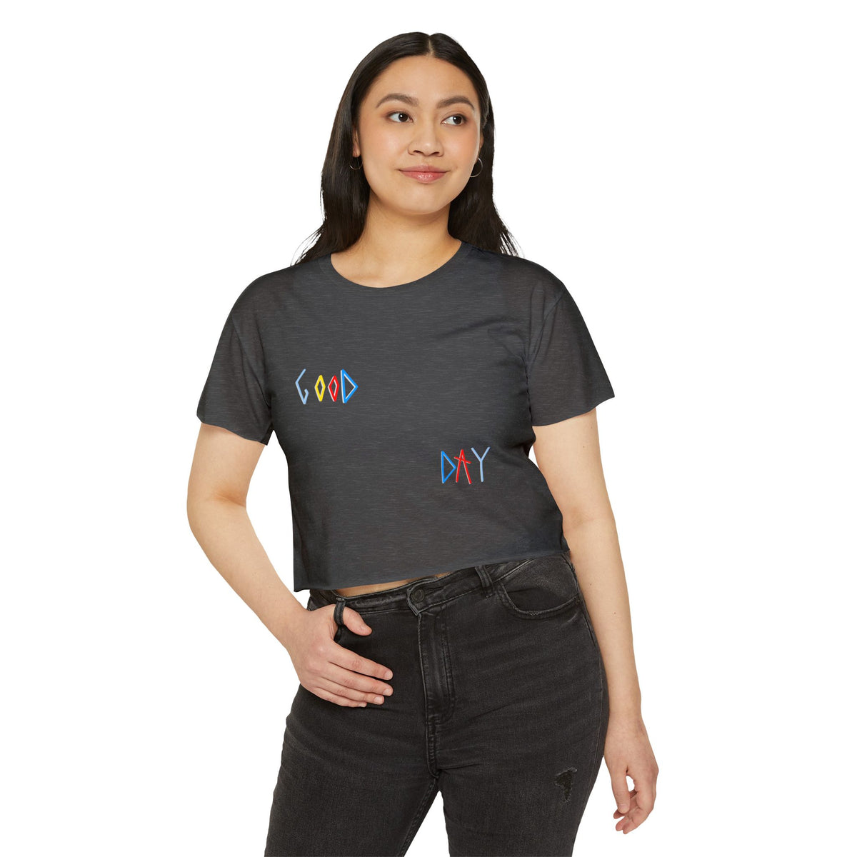 🔥 "GOOD DAY" Women's Festival Crop Top